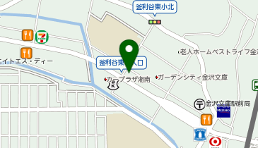 ピザハット金沢文庫店の地図画像