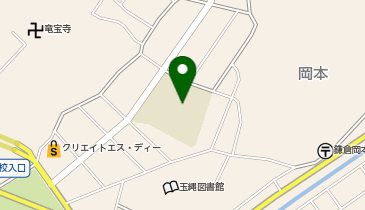 鎌倉市役所 たまなわ子どもの家の地図画像