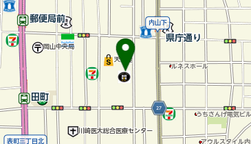 山陽新聞カルチャープラザ 岡山天満屋教室の地図画像