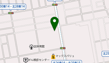 札幌市こどもの劇場やまびこ座の地図画像