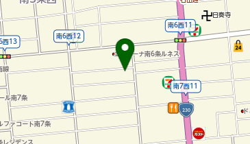 港フラワーの地図画像