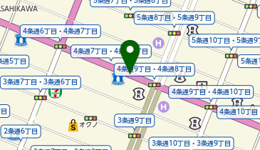 ネイチャリーアヴェダ 4条店の地図画像
