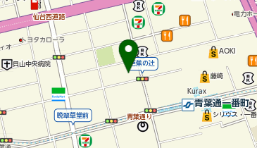 きものと帯二幸の地図画像