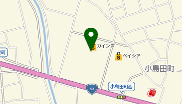 ブルースカイランドリーカインズ前橋小島田店の地図画像