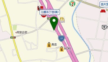 海動物病院大宮本院の地図画像