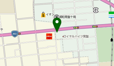 常盤どうぶつ病院の地図画像