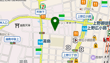 湯島3丁目の地図画像