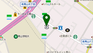 オフィシーヌ・ユニヴェルセル・ビュリー 青山骨董通り店の地図画像