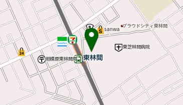 エピシェール東林間店の地図画像