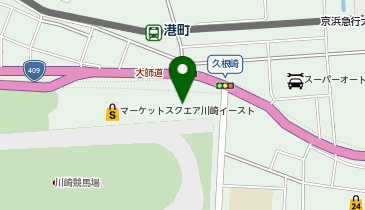 建デポ川崎競馬場店の地図画像