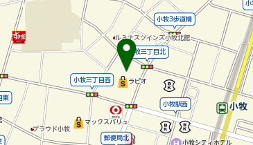 小牧市役所 こども未来部 子育て世代包括支援センターの地図画像