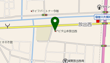 あやかトータルビューティの地図画像