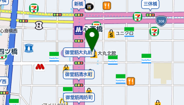 ゾフ心斎橋パルコ店の地図画像
