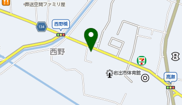 木の実や岩出店の地図画像