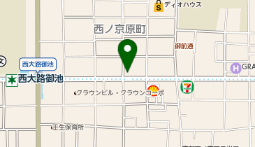 太秦弁当村西大路御池店の地図画像