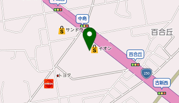 おいしい笑顔鳥ぷろの地図画像