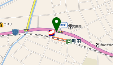 SNACKあうんの地図画像