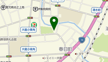 鹿児島市役所こども未来局児童クラブ清水第四児童クラブの地図画像