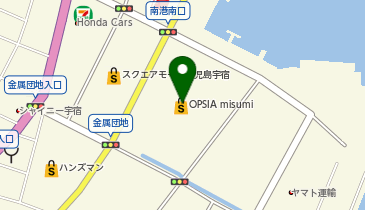 ガーラスポーツクラブオプシアミスミ店の地図画像