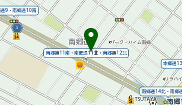 佐藤・小野・三宅ダンススクール南郷スクールの地図画像