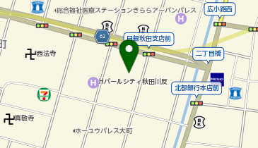 損保ジャパンパートナーズ株式会社秋田支店の地図画像