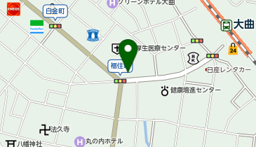 大仙市役所 消費生活センターの地図画像