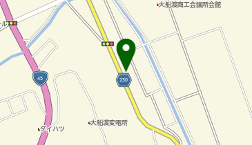 マルカノー釣具大船渡店の地図画像