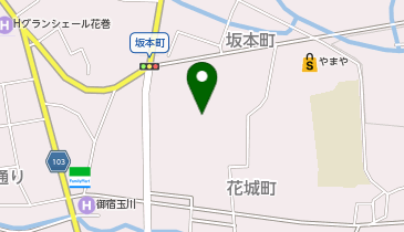 花巻市役所 こどもセンターの地図画像