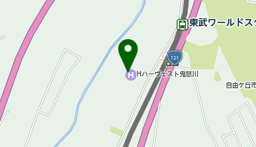 東急ハーヴェストクラブ鬼怒川の地図画像
