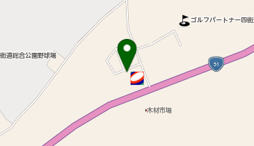 コスモ石油販売セルフ四街道吉岡の地図画像