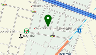 オーケープラザの地図画像
