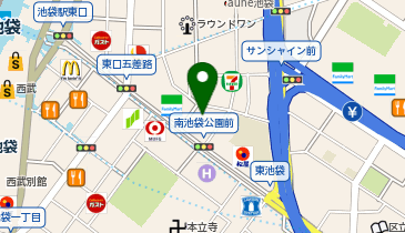 日本政策金融公庫 池袋支店 中小企業事業の地図画像