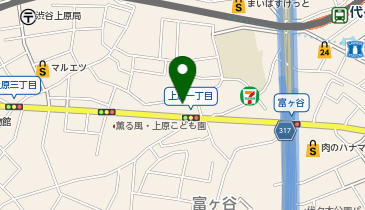 代々木上原動物病院の地図画像