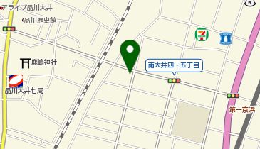 りゅうじん訪問看護ステーション 東京南品川の地図画像