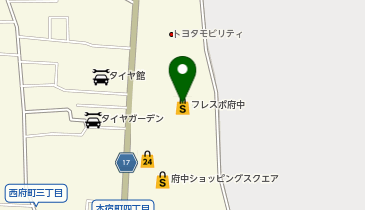 株式会社ロピア府中フレスポ店の地図画像