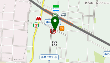 一期一会小平販売店の地図画像