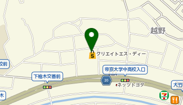 クリエイト薬局八王子越野店の地図画像