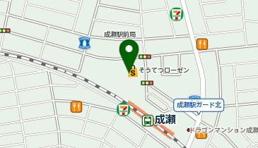 フォトスタジオ凛成瀬店の地図画像