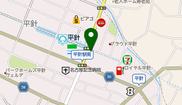 からあげ・とり弁縁名古屋平針店の地図画像
