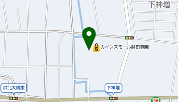 ブルースカイランドリー カインズ磐田豊岡店の地図画像