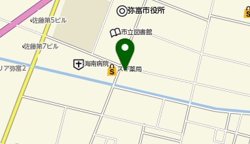 弥富脱毛サロンつる美とつる太の地図画像