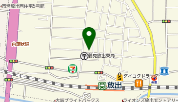 ケア21放出の地図画像