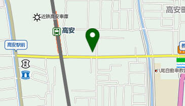 月うさぎ美容室の地図画像