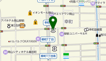 損保ジャパンパートナーズ株式会社岡山支店の地図画像