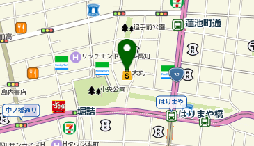 東京メガネ高知大丸店の地図画像