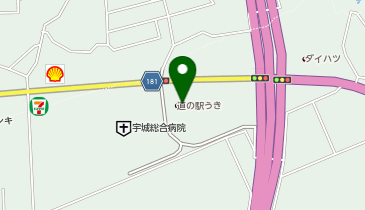 熊本宇城農業協同組合うきっ子通販センターの地図画像