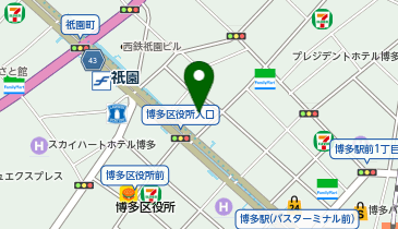 損保ジャパンパートナーズ株式会社福岡支店の地図画像