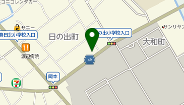 ひので屋の地図画像