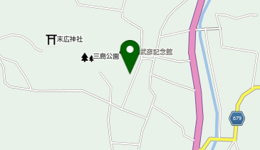 豊後森藩資料館の地図画像