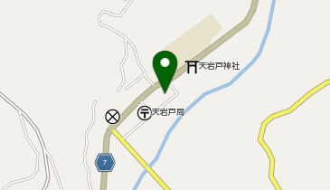 天岩戸交流センターあまてらす館の地図画像